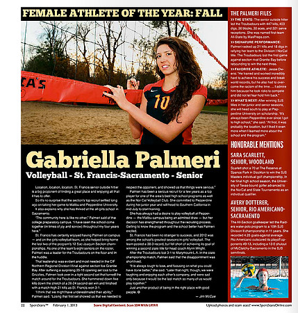 2012 Athletes of the Year Fall Edition