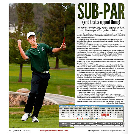 Corey Pereira Golf