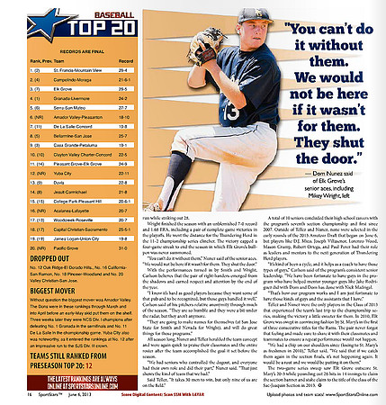 Elk Grove Baseball Feature 2