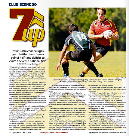 2013 Jesuit Rugby Feature