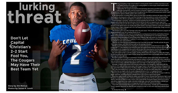 D'Marcus Ross Capital Christian Football