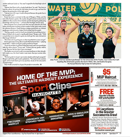 Rio Americano Goalie Feature