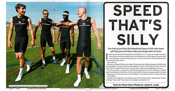 Woodcreek 4x100 Relay Team