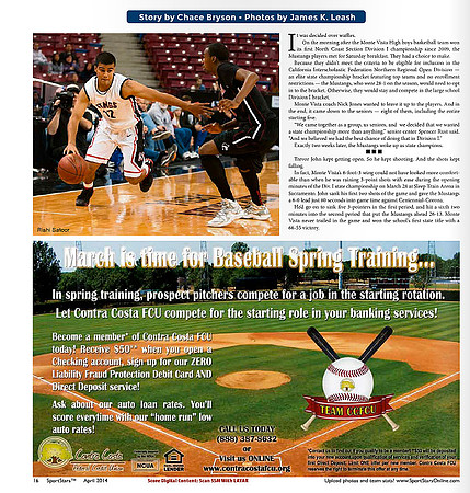 Monte Vista Mustangs (Danville) Feature