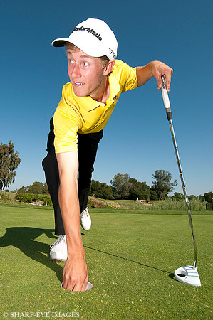 High School Golfer photo shoot